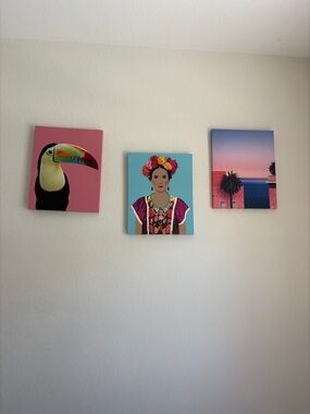 MODERN 3 PIECE WALL ART SET